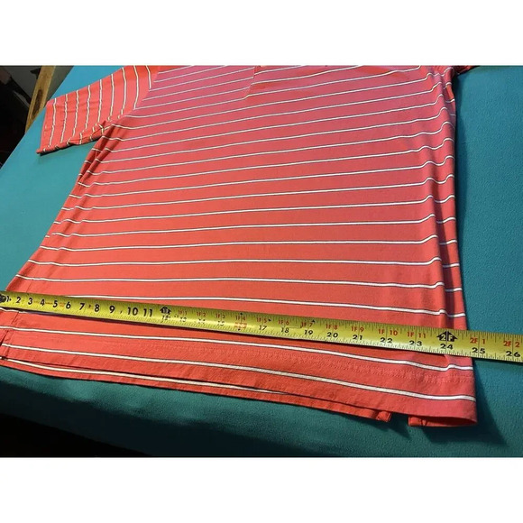 Torrey Pines cutter and buck large polo shirt signature collection salmon - Picture 8 of 9